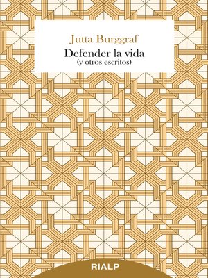 cover image of Defender la vida